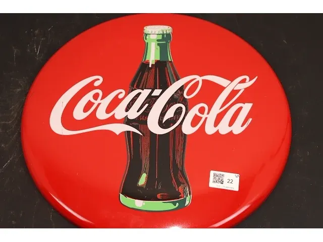 Coca cola reclame metaal - afbeelding 2 van  3