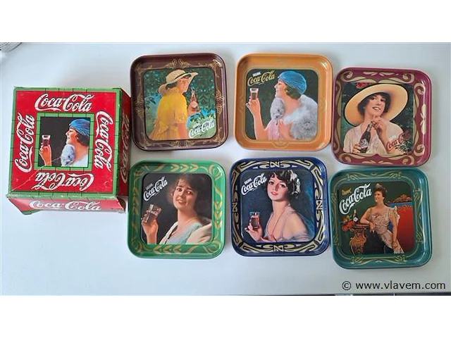 Coca cola vintage onderleggers - afbeelding 1 van  4