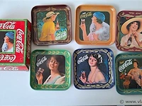 Coca cola vintage onderleggers - afbeelding 1 van  4
