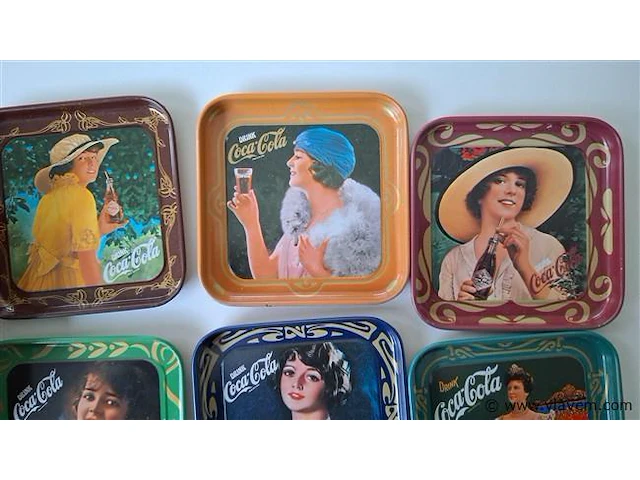 Coca cola vintage onderleggers - afbeelding 3 van  4