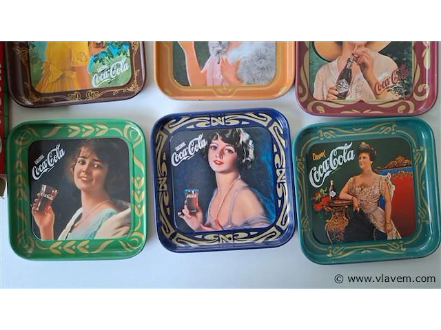 Coca cola vintage onderleggers - afbeelding 4 van  4