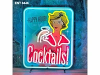 Cocktails - happy hour - neonverlichting