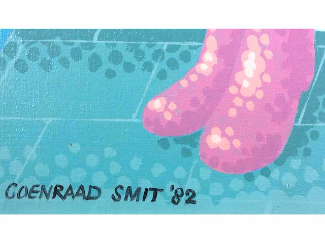Coenraad smit - aankomst of vertrek - acryl op doek - afbeelding 6 van  7