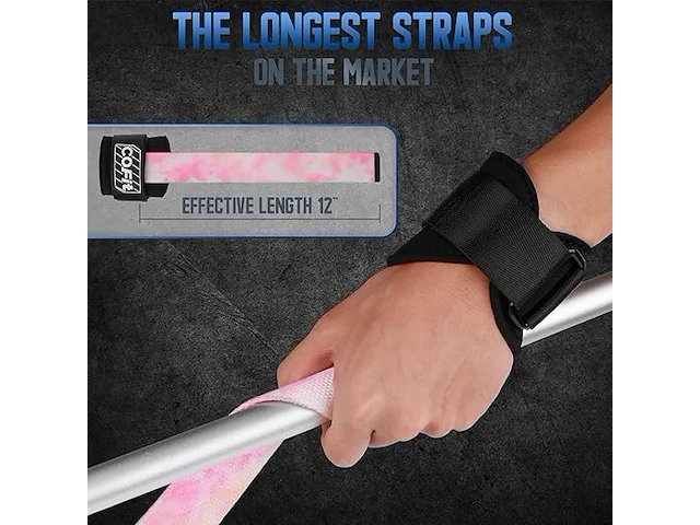 Cofit lifting straps (roze) - afbeelding 2 van  6