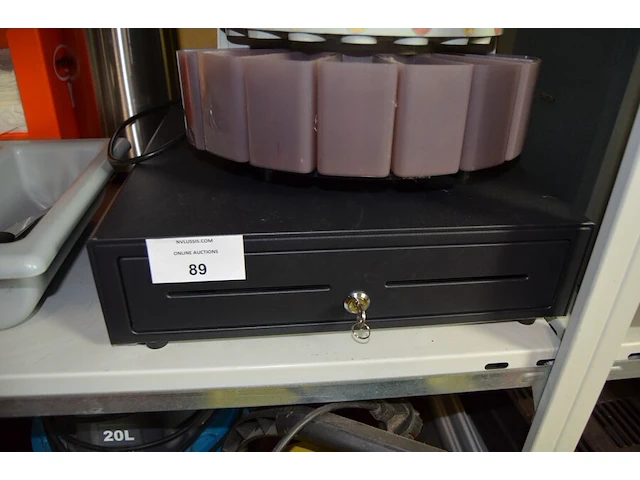 Coin sorter euro 0128582, kassa geldlade, thermosfles, pcv bak met bestek, pvc mora serviette en vorken dispenser - afbeelding 4 van  9