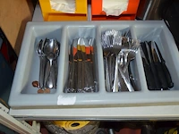 Coin sorter euro 0128582, kassa geldlade, thermosfles, pcv bak met bestek, pvc mora serviette en vorken dispenser - afbeelding 5 van  9