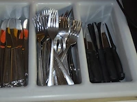 Coin sorter euro 0128582, kassa geldlade, thermosfles, pcv bak met bestek, pvc mora serviette en vorken dispenser - afbeelding 6 van  9