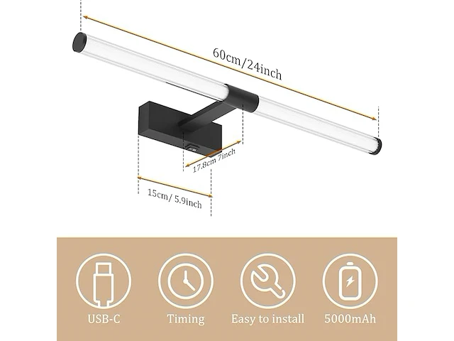 Coinmit draadloze led-fotolamp (60 cm) - afbeelding 5 van  9