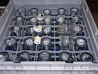 Cola glazen met glazenkrat - afbeelding 1 van  1