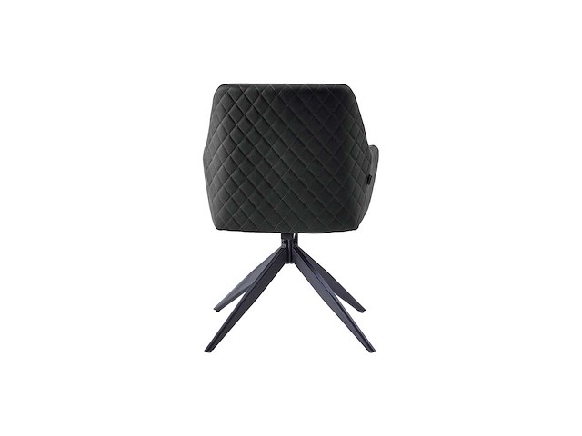 Colenis - barbara eetkamerstoel - set van 6 - antraciet - microfiber - microvezel - industrieel - draaibaar - 180° - met return memory functie - afbeelding 5 van  5