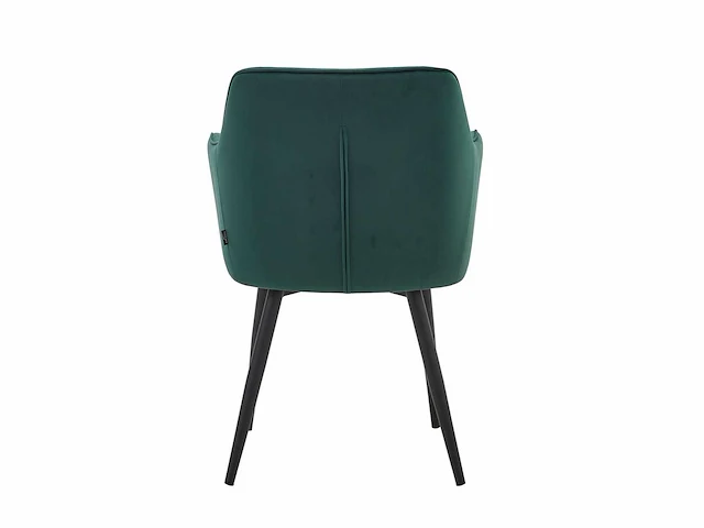 Colenis - city eetkamerstoel - set van 4 - groen - fluweel - velvet - industrieel - stoel - design - armleuningen - afbeelding 3 van  4