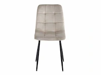 Colenis - ela eetkamerstoel - set van 6 - beige - velvet - design - afbeelding 2 van  5