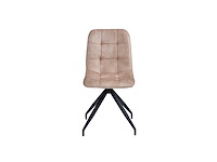 Colenis - farucci eetkamerstoel - set van 6 - beige - adoré velvet - design - afbeelding 1 van  1