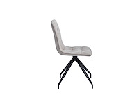 Colenis - farucci eetkamerstoel - set van 6 - beige - chenille stof - design - afbeelding 2 van  4