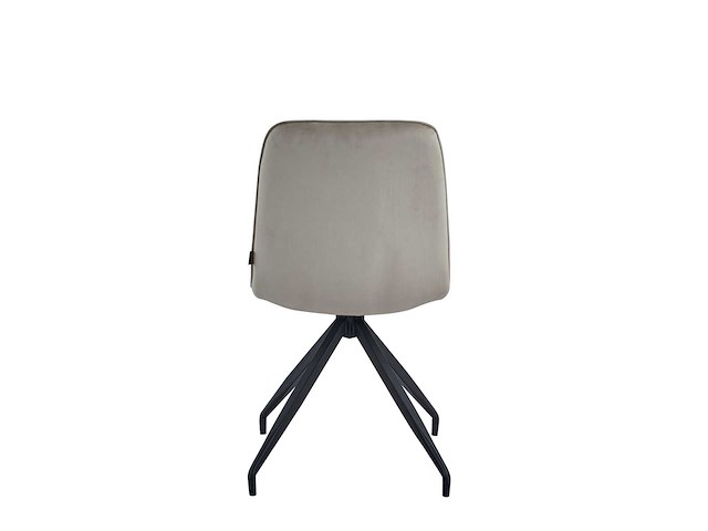 Colenis - farucci eetkamerstoel - set van 6 - beige - velvet - x-poot - afbeelding 4 van  5