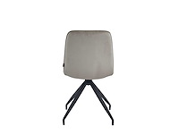 Colenis - farucci eetkamerstoel - set van 6 - beige - velvet - x-poot - afbeelding 4 van  5