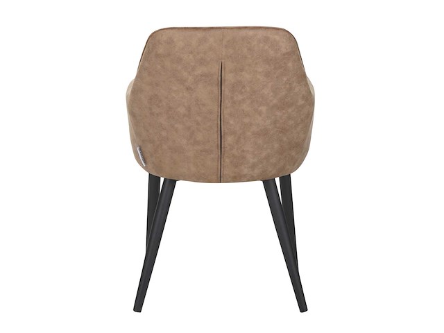 Colenis - jay eetkamerstoel - set van 6 - wood - microfiber - met armleuning - afbeelding 3 van  3