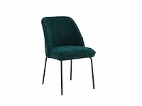 Colenis - julia eetkamerstoel - set van 4 - groen - linnen stof - industrieel - design - afbeelding 1 van  4