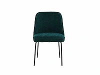 Colenis - julia eetkamerstoel - set van 4 - groen - linnen stof - industrieel - design - afbeelding 2 van  4