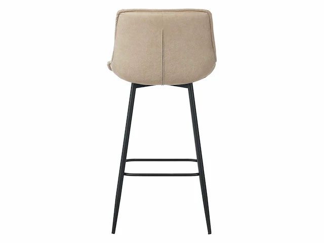 Colenis - manila barkruk - set van 6 - beige - microfiber stof- zonder armleuning - afbeelding 3 van  4