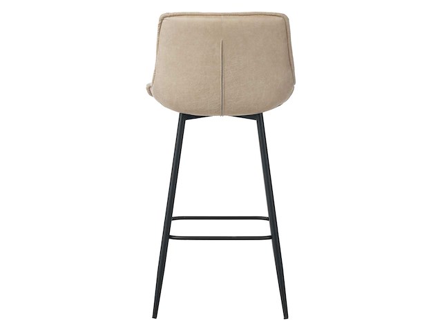 Colenis - manila barkruk - set van 6 - beige - microfiber stof- zonder armleuning - afbeelding 3 van  4