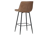 Colenis - manila barkruk - set van 6 - cognac - microfiber stof- zonder armleuning - afbeelding 4 van  4