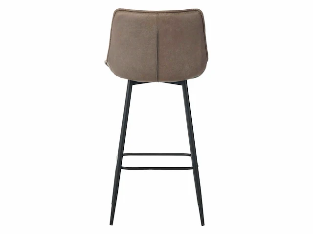 Colenis - manila barkruk - set van 6 - taupe - microfiber stof- zonder armleuning - afbeelding 4 van  5