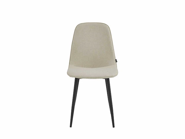 Colenis - milou eetkamerstoelen - set van 4 - beige - linnen stof - industrieel - stoelen - afbeelding 2 van  4