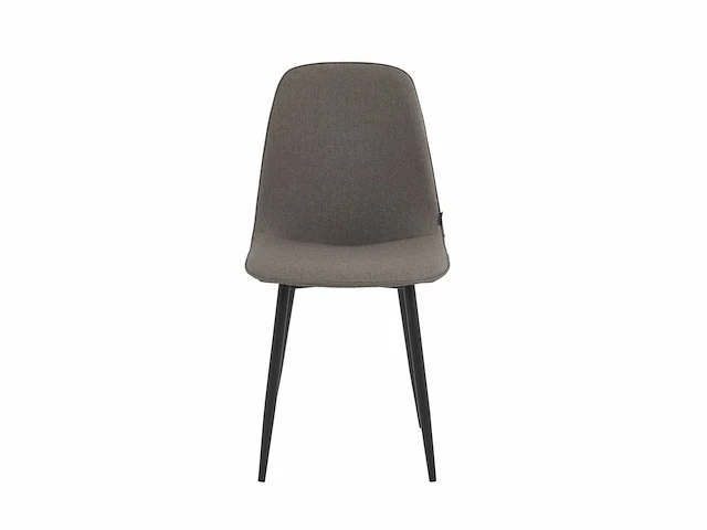 Colenis - milou eetkamerstoelen - set van 6 - grijs - linnen stof - industrieel - stoelen - afbeelding 2 van  4