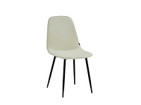 Colenis - milou eetkamerstoelen - set van 6 - licht beige - linnen stof - industrieel - stoelen - afbeelding 1 van  4