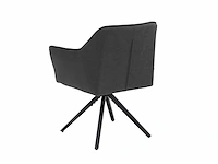 Colenis - pearl eetkamerstoel - set van 4 - antraciet - microfiber stof - microvezel - industrieel - afbeelding 5 van  5