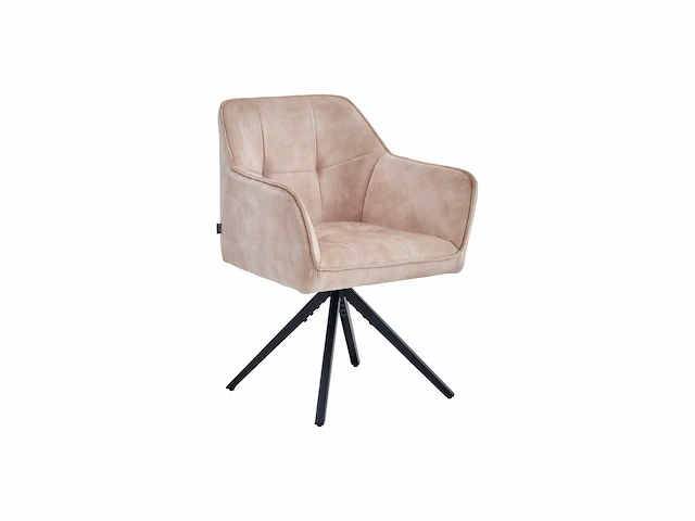 Colenis - pearl eetkamerstoel - set van 4 - beige - adoré velvet - industrieel - afbeelding 1 van  4