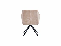 Colenis - pearl eetkamerstoel - set van 4 - beige - adoré velvet - industrieel - afbeelding 4 van  4
