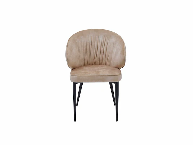 Colenis - ruby eetkamerstoel - set van 4 - beige - adoré velvet - design - afbeelding 2 van  3