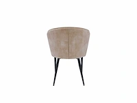 Colenis - ruby eetkamerstoel - set van 6 - beige - adoré velvet - design - afbeelding 4 van  4