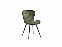 Colenis - star eetkamerstoel - set van 4 - groen - microvezel - microfiber - industrieel - design - eetkamerstoelen - stoel - afbeelding 1 van  3