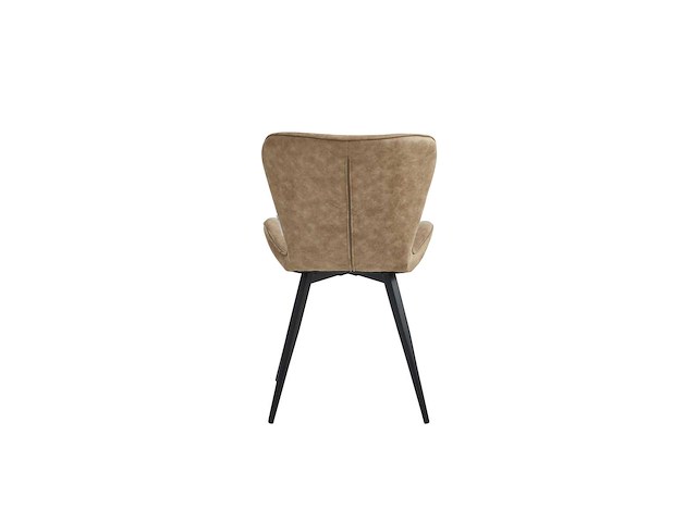 Colenis - star eetkamerstoel - set van 6 - sand - microvezel - microfiber - industrieel - design - eetkamerstoelen - stoel - afbeelding 2 van  3