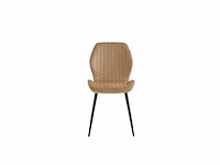 Colenis - sunny eetkamerstoel - set van 4 - beige - velvet - industrieel - afbeelding 2 van  3