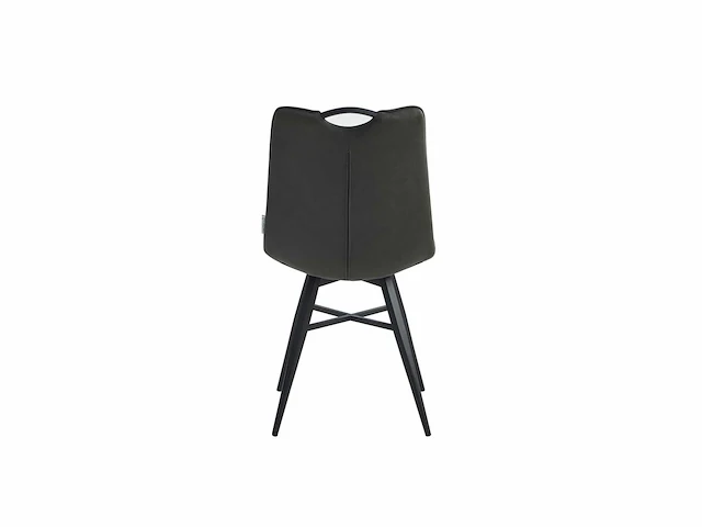 Colenis - verty eetkamerstoel - set van 4 - antraciet - microvezel - microfiber - industrieel - design - afbeelding 3 van  3
