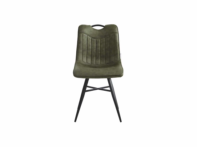 Colenis - verty eetkamerstoel - set van 4 - groen - microvezel - microfiber - industrieel - design - afbeelding 2 van  2