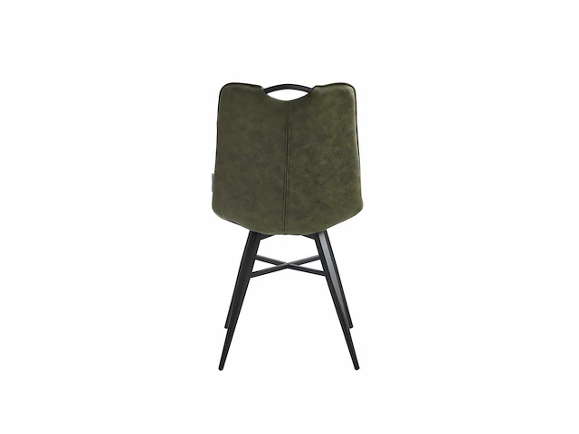 Colenis - verty eetkamerstoel - set van 6 - groen - microvezel - microfiber - industrieel - design - afbeelding 3 van  4