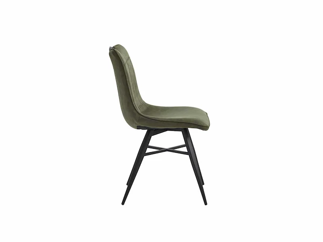 Colenis - verty eetkamerstoel - set van 6 - groen - microvezel - microfiber - industrieel - design - afbeelding 4 van  4