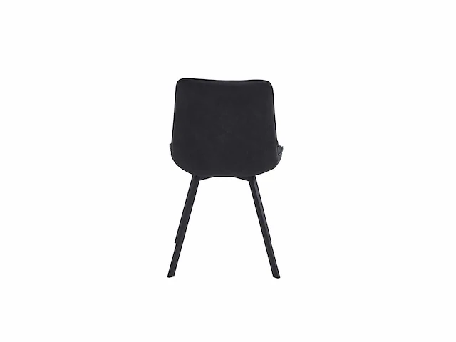 Colenis - zera eetkamerstoel - set van 4 - antraciet - microfiber stof - afbeelding 4 van  4