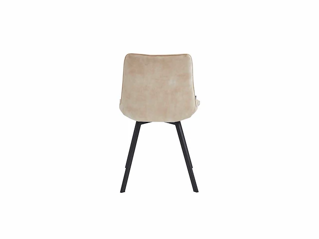 Colenis - zera eetkamerstoel - set van 4 - beige - adoré velvet - afbeelding 3 van  4