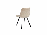 Colenis - zera eetkamerstoel - set van 4 - beige - adoré velvet - afbeelding 4 van  4