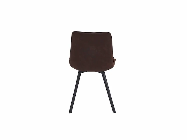 Colenis - zera eetkamerstoel - set van 4 - bruin - microfiber stof - afbeelding 3 van  3