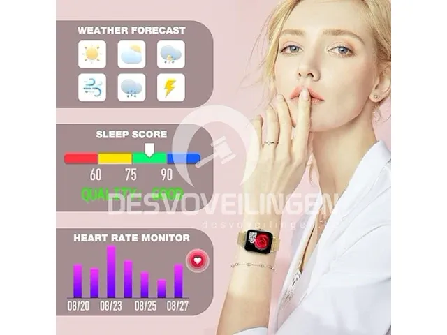 Colesma smartwatch - afbeelding 2 van  3
