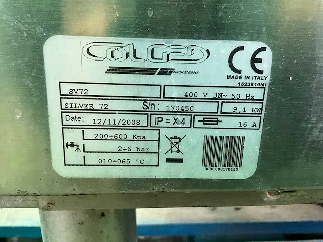Colged sv72 korvenvaatwasmachine - afbeelding 8 van  8