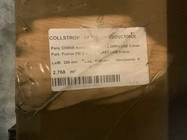 Collstrop 2v 30 m² parketvloer massief - afbeelding 3 van  4
