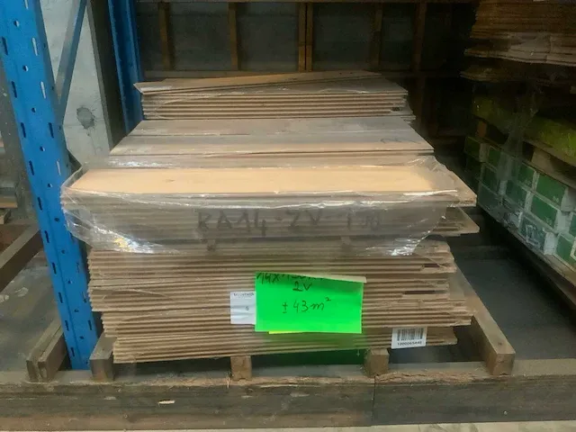 Collstrop 2v 43 m² parketvloer massief - afbeelding 5 van  5